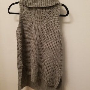 Women's Sleeveless Turtleneck Sweater